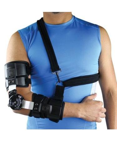 Comfortland Medical CK-700 Universal Premier Hinged Post-Op Elbow Brace Elbow Brace With Strap (LEFT UNIVERSAL)