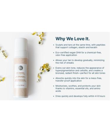 3-in-1 Self Tanning Foam 6.8 FL.OZ - Streak-Free Sculpt & Hydrate | International Shipping Available - Buy Online on GoSupps.com