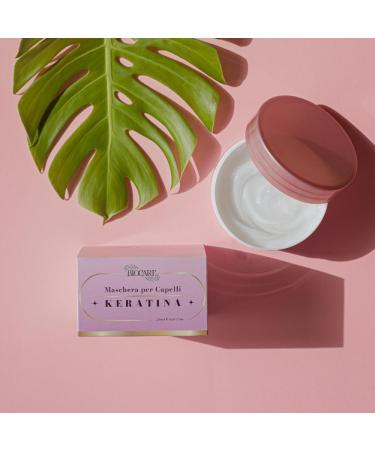 BIOCARE SHOP srl KERATINA HAIR MASK Restructures and disciplines the hair For coarse damaged and frizzy hair For rich full hair 250 ml Biocare Made in Italy - Buy Online on GoSupps.com