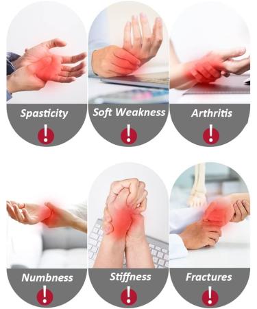 Self-Training Rehabilitation Robot Gloves Smart Stroke Hand Splint Hemiplegia Finger Orthotics Exerciser Help Patient with Hand Dysfunction (Right Hand Large) - Buy Online on GoSupps.com