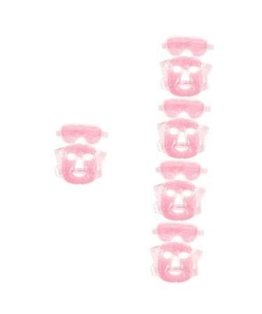 BESPORTBLE Hot Compress Masks 5 Sets Beauty Eye Puffiness Bags Sleep Cold Compress Puffy Gel Ice Cooling for Facial Hot and Cold Ice Pink Facial Cooling Masks