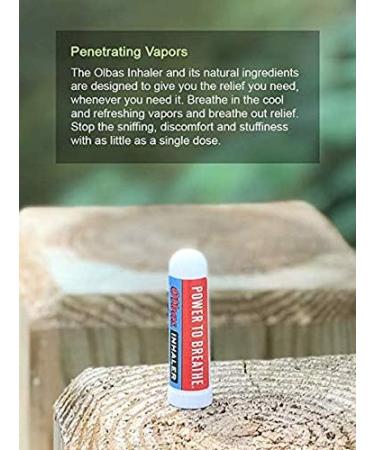 Olbas Inhaler 0.01oz - Fast-acting Nasal Decongestant (Pack of 1) - Buy Online on GoSupps.com