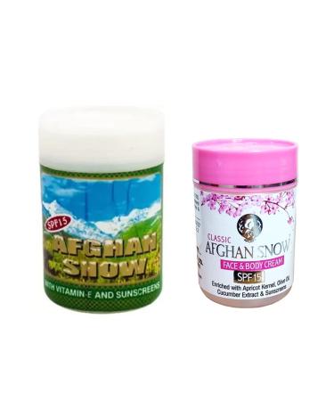 Afghan Snow Skin Cream From India With Free Classic Afghan Snow Cream 100gm SPF 15