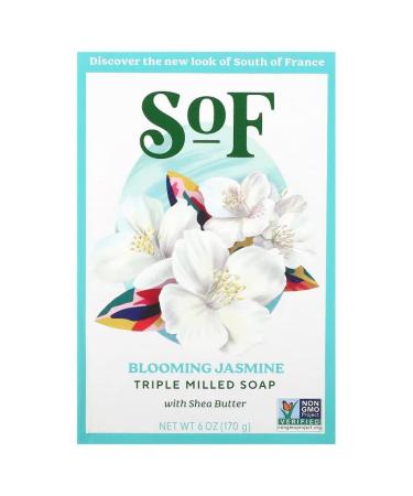 South of France Blooming Jasmine Soap - Organic Shea Butter French Milled 6 oz (2 Pack) - Luxurious Skincare - Buy Online on GoSupps.com