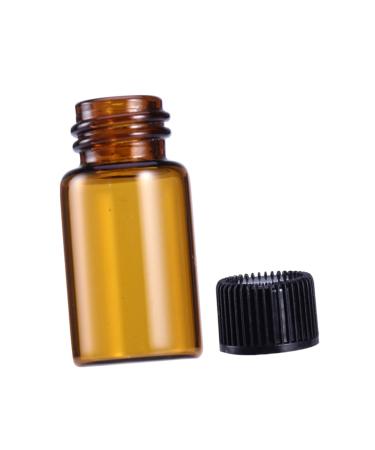 Housoutil 9pc Makeup Travel Containers Terrarium Glass Containers Toiletry Travel Containers Travel Containers for Liquids Tiny Empty Mini Terrarium Mini Glass Jars Essential Oil