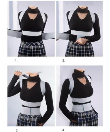 n/a Invisible Chest Orthopedic Device Back Brace Supports Waist Belt Spine Support Men Women Breathable Corset (Color : White Size : S Code) White L code - Buy Online on GoSupps.com