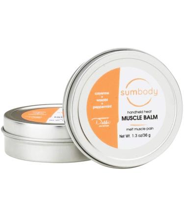 Sore Muscle Relief Heat Muscle Balm - Warming & Cooling Muscle Rub for Men and Women Muscle Relaxer Menthol Balm for Body & Joints Soothing Sore Feet Relief Travel Size Made in USA