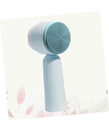 Beavorty Facial Brush Handheld Brush Silicone Bristles Soft Brush Clean Blue 5.5X12.5cm - Buy Online on GoSupps.com