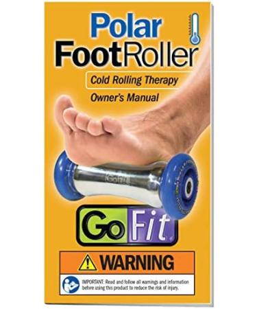 GoFit Polar Foot Roller - Cold Massage Relief for Sore Feet | 10 x 3 x 3 - Buy Online on GoSupps.com