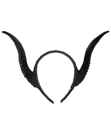 minkissy Horns Headband Horns Hairbands Viking Helmet Forest Animal Cosplay Headdress Devil Cosplay Accessories for Halloween Party Supplies