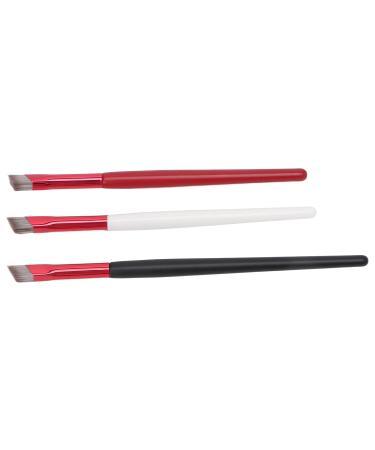 Angled Eyebrow Brush Set - 3 Professional Makeup Tools for Precise Brow Application - Shop Internationally - Buy Online on GoSupps.com