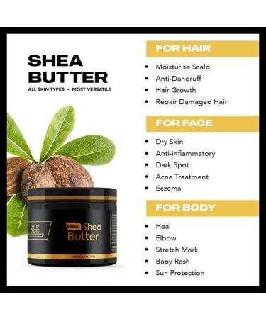 Organic LemonGrass Shea Butter - Intense Hydration & Moisturizing Pure Extract (5.2oz) - Buy Now Internationally - Buy Online on GoSupps.com