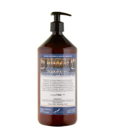 Claudius Hammam Herbal Body Lotion - 1 liter with pump (amber)