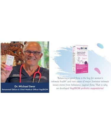 Biom Vaginal Probiotic Suppository: Natural Vaginal pH and Odor Control Regimen; Balance and Nourishes Vaginal Microbiome; No Parabens  Fragrance-Free (30) - Buy Online on GoSupps.com