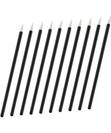 SOESFOUFU Eye Makeup 100pcs Tools Makeup Liquid Makeup Disposable Eyeliner Lip Brush The Face Makeup Set 10X0.5X0.5cm White - Buy Online on GoSupps.com