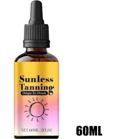 Facial Tanning Oil | Natural Glow Tanning Drops - 60ml Self-Tanning Drops for Face and Body Facial Care Oil Lotions - Buy Online on GoSupps.com
