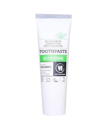 Urtekram Aloe Vera Toothpaste - 2 x 75 ml | Natural Tooth Care for Fresh Breath - Buy Online on GoSupps.com