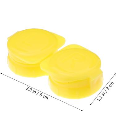 Buy Milists 10-Piece Yellow Contact Lens Case Set - Left & Right Eye Containers for School Home & Travel - Buy Online on GoSupps.com