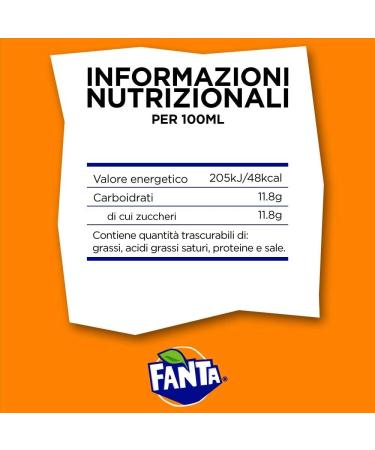 Fanta Pack of 72 mini orange soft drinks 150 ml 100% Italian orange - Buy Online on GoSupps.com