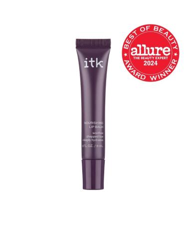 ITK Nourishing Lip Balm | Hydrate Dry Lips with Shea Butter Coconut Oil & Vitamin E | Moisturizes & Soothes | Fragrance-Free | 0.2 Oz - Buy Online on GoSupps.com