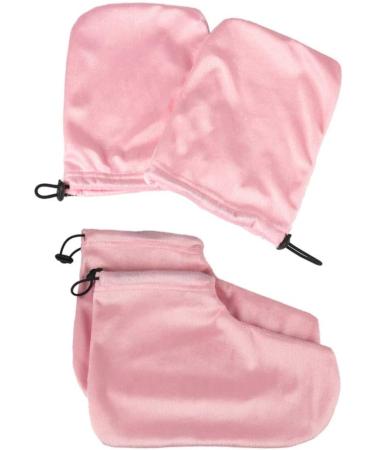 Beavorty 2paires Cire Et Couvre-mains Pour Bain De Paraffine Protections Pour Mains Usage Professionnel Ou Domestique Rose - Buy Online on GoSupps.com