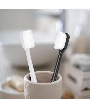 TIESOME 6Pcs Extra Soft Toothbrush - Micro Nano Bristles 20 000 Bristles Wavy Manual Design - Ideal for Sensitive Gums - International Shipping Available - Buy Online on GoSupps.com