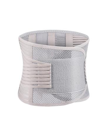 Tintower Adjustable Lower Back Support Belt - Pain Relief Compression for Herniated Disc & Sciatica - XL Light Gray - Buy Online on GoSupps.com