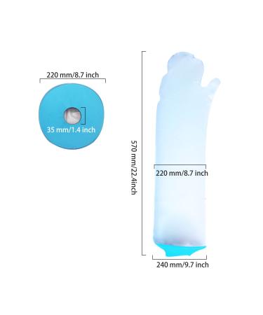 Waterproof Cast Cover Arm Protector for Shower Durable Cast Protector Adult Half Arm Elbow Wounds Plaster Bandage and Dressing Protector Reusable Cast Cover for Showering Bathing Keep Arm Dry - Buy Online on GoSupps.com