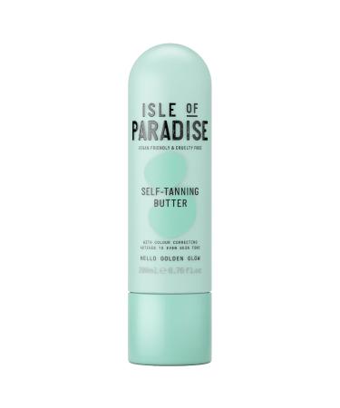 Isle of Paradise Self Tanning Body Butter - Hydrating Gradual Self Tan Body Butter for Illuminating Golden Glow, Vegan and Cruelty Free, 6.76 Fl Oz