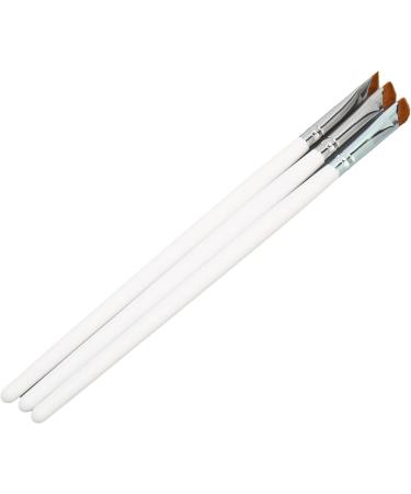 Angled Thin Slanted Eyeliner Brush Wooden Handle Nylon Brush for Expert Makeup - Buy Online on GoSupps.com