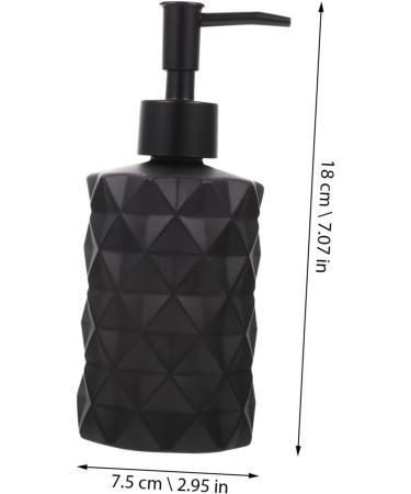 JE COMPRIS Travel Shampoo Container & Hand Soap Dispenser - Glass Liquid Pump for Travel - Eco-Friendly Press Bottle for Liquids - Buy Online on GoSupps.com