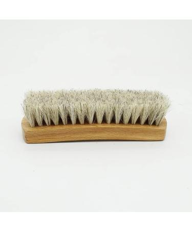 Premium Horsehair Shoes Brush Set of 2 - Ideal for Shoes Boots Car Seats Sofas Bags - Enhance Shine and Clean with Genuine Horsehair Bristles - For Men's Shoe Care For Men - Buy Online on GoSupps.com