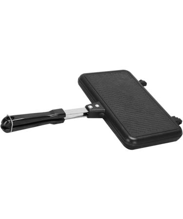 MAGICLULU 2pcs Sandwich Pan Cooking Steak Pan Sandwich Toaster Frying Pan Divided Breakfast Pan Breakfast Sandwich Maker Square Flat Cooking Pan Mini Candy Pans Aluminum Pancake Pan Portable 35.5X24X3CMx2pcs Blackx2pcs - Buy Online on GoSupps.com