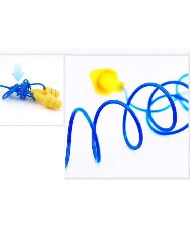 Buy Comfortable Hearing Protection Earplugs for Dormitory & Sleeping - 100 Pairs Anti-Noise Washable Perfect for Men & Women - Buy Online on GoSupps.com