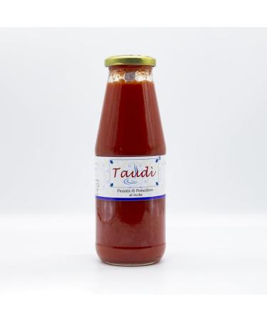 Taud Artisanal Sicilian tomato paste in a glass jar 700 grams - Canned Taud