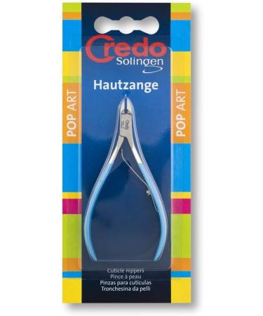 Credo Solingen Nickel Plated Cuticle Nippers 10cm - Pop Art Yellow Blue - Buy Online on GoSupps.com