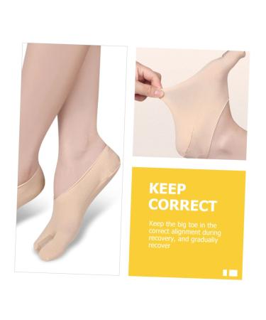 Healeved 5 Pairs Separator Boat Socks | Bunion Protector & Straightener | Unisex Polyester Fiber Socks for Comfort & Support - Buy Online on GoSupps.com