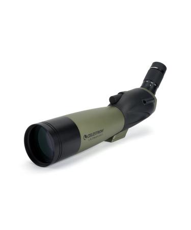 Celestron  Ultima 80 Angled Spotting Scope  20-60x Zoom Eyepiece  Multi-coated Optics for Bird Watching, Wildlife, Scenery and Hunting  Waterproof and Fogproof  Includes Soft Carrying Case Ultima 80 - 45 Spotting Scope