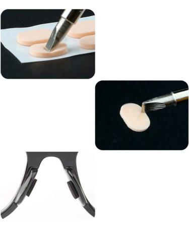 Faruta 10 Pair Self-Adhesive Foam Nose Pads for Glasses & Sunglasses - Non-Slip Skin Color 1.5 mm - Buy Online on GoSupps.com