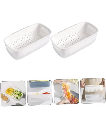 Zerodeko 2pcs Double Layer Drainer Basket Filter Basket Color Contrast - Buy Online on GoSupps.com