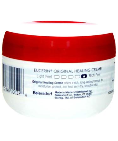 Eucerin Original Healing Rich Creme 4 oz (Pack of 2) - Hydrating Skin Moisturizer - Buy Online on GoSupps.com