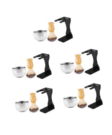 Minkissy 5 sets of razor set Razor Set Tool stalls multi-purpose-shaving brushes comfortable shaving brushes third gang holder electrical haircutor adjust man