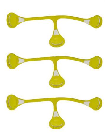 Snappi diaper clip for muslin diapers | Pack of 3 (yellow 1: up to 18 months) 1: up to 18 months yellow