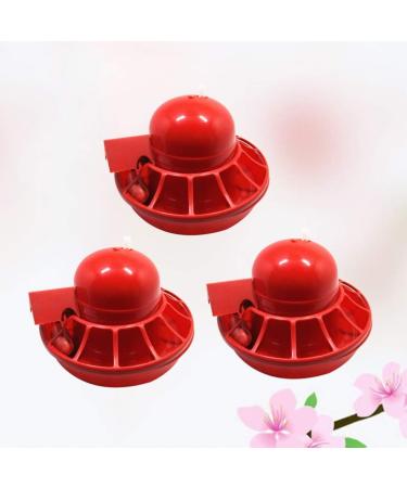 DOITOOL Automatic Chicken Drinker 3pcs Poultry Water Bird Feeding Dishes Quail Waterer Drinker Drinking Fountain Float Chicken - Buy Online on GoSupps.com