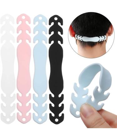 Comfortable PPE Ear Saver Hooks - Adjustable Face Extender Strap for Ear Pain Relief (Sky Blue) | International Shipping Available - Buy Online on GoSupps.com