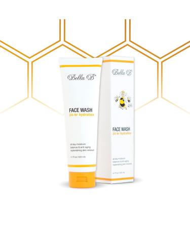 Bella B Face Wash 4.1 oz Tube - Facial Glow - Pregnancy Skin Care - Pregnancy Face Wash - Pregnancy Safe Face Wash - Healthy Beauty - Anti Aging Facial Wash