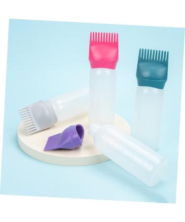 iplusmile Lot de 6 Flacons Applicateurs Peigne 100 Ml Plastique Vert Fonc et Violet Fonc pour Coloration et Huile Capillaire Usage Professionnel et Particulier pour Teinture - Buy Online on GoSupps.com