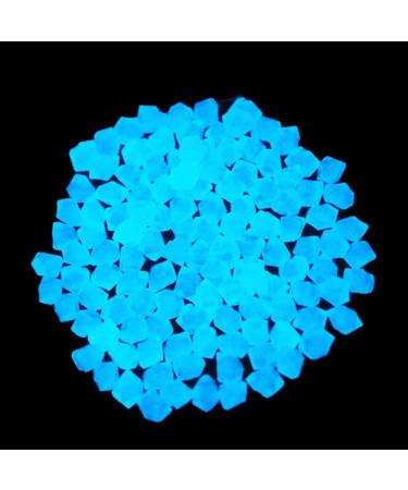300 Colorful Fluorescent Stones - Bright Pebbles for Garden Sidewalks & Aquariums - 17x13mm Blue Decorative Stones - Buy Online on GoSupps.com