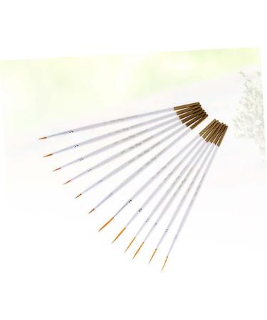 Beavorty 2 Set kids painting paintbrushes fine detail brush watercolor watercolor paint extra fine paint brush nylon paint brush Wooden watercolor pen child white Acrylic - Buy Online on GoSupps.com