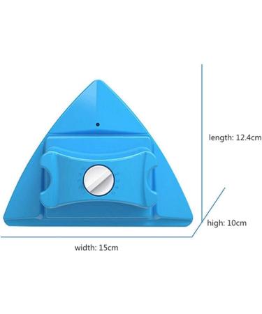 Double Sided Glass Cleaner Triangle Cleaning Tools for High-Rise Building Single Glazed and Double Glazed Windows Thickness - Buy Online on GoSupps.com